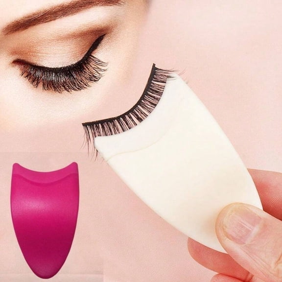 Eyelash Applicator Tool 35mm Width Lash Applicator Clip, 1/2/3PCS Eyelash Tweezers for False Lashes,White