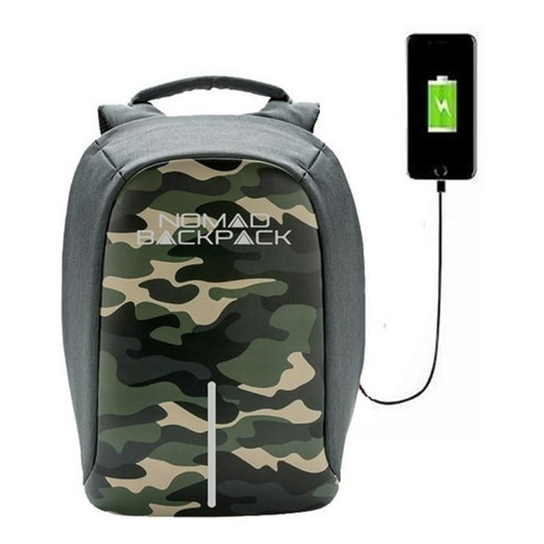 Mochila Antirrobo Nomad Backpack Gps Tracker Impermeable e Gris Negro 10A15 23A12 p Ventronic Mochila GPS Walmart en linea