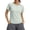 Green, variant on Women's Reglan Tunic Short Sleeve Tops Plain Crewneck Lightweight Athletic Blouse 2026 Trendy Slim Fitted Summer Outfits for Gym