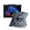 Blue, variant on Dexnor for Microsoft Surface Pro 12 inch 2025, Rugged Protective Case with 360° Rotating Hand Strap & Large Stand & Pen Holder Shockproof Full-Body Cover, Black