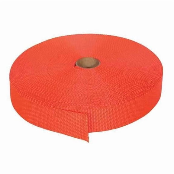 Bulk-Strap Webbing,Nylon,1" W,Orange N01102OR