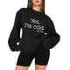 thumbnail image 2 of Pntutb moda mujer cuello redondo Camiseta de manga larga otoño estampado Chirstmas blusa suelta tops sudadera Pntutb Pntutb-5500, 2 of 5