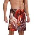 thumbnail image 2 of Sikiie Red Leaf Flame Fox Mens Pajama Shorts, Lightweight Lounge Pant with Pockets Soft Sleep Pj Shorts for MenLarge, 2 of 6