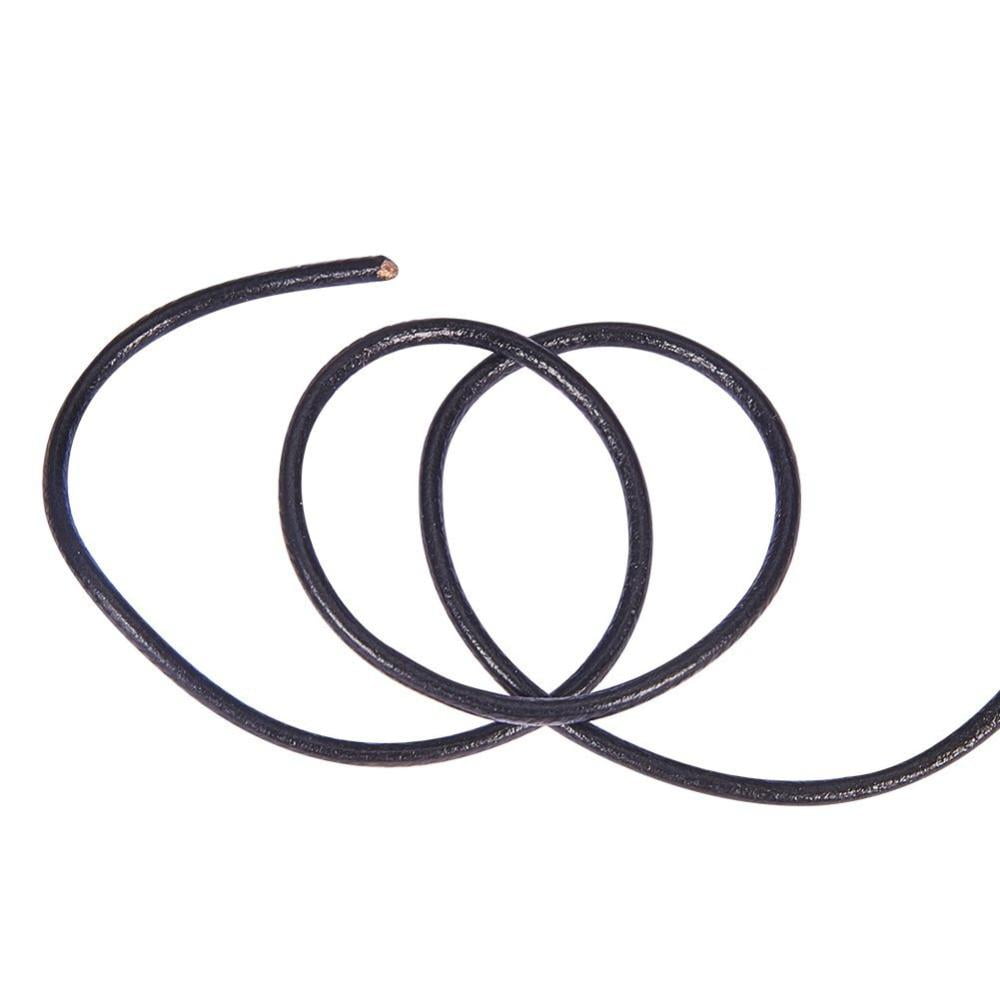 10m Round Leather Necklace Cords for Bracelet Neckacle Beading Making 3mm