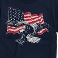 thumbnail image 3 of Instant Message - Eagle American Flag   - Men's Short Sleeve Graphic T-Shirt, 3 of 6