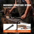 thumbnail image 4 of VEVOR Blacksmith Tongs, 18” V-Bit Bolt Tongs, Carbon Steel Forge Tongs with A3 Steel Rivets, for Long, Irregular, and Nail-shaped Forgings, for Beginner and Seasoned Blacksmiths and Bladesmiths, 4 of 9