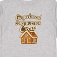 thumbnail image 4 of Inktastic Gingerbread Construction Crew Christmas Boys or Girls Long Sleeve Toddler T-Shirt, 4 of 5