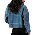 thumbnail image 2 of Women's G-III 4Her by Carl Banks Arizona Cardinals First Finish Medium Denim Full-Button Jacket, 2 of 2