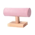 thumbnail image 3 of Soporte para pulseras, expositor de joyas, estante de almacenamiento, base de madera, organizador de pulseras para Rosa, 3 of 9