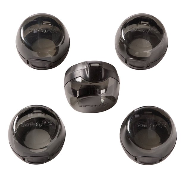 Stove Knob Covers Black Carded 5 / Pack By Safety 1st Ship from US