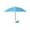 sky blue, variant on Mobile Phone Parasol with 8 Steel Ribs, Silver Coating for Heat Insulation, Rainproof and Sunshade, Ideal for Beach and Pool Outdoor Use