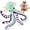 Green, variant on Squeaky Plush Dog Toy for Aggressive Chewers – Durable Chew Toy for Large & Medium Dogs with Teeth Cleaning