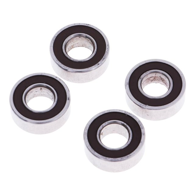 Recambios del coche de RC 4pcs Rodamientos de plata 5x11x4mm para 12428 12423 12628 Cars Magideal Recambios del coche de RC
