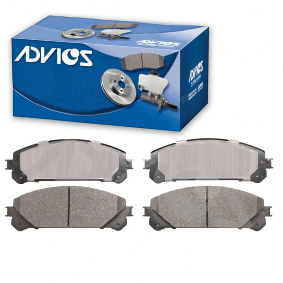 ADVICS Front Disc Brake Pad Set compatible with Toyota Sienna 2011-2018
