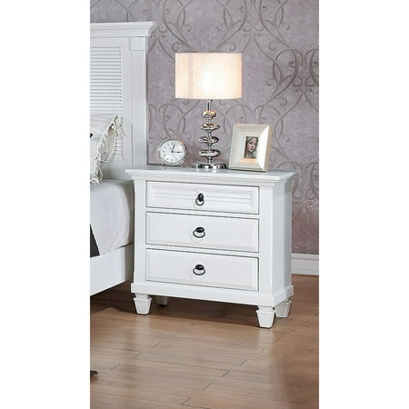 - ACME Furniture Merivale Nightstand, White