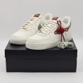 thumbnail image 1 of HV5979-130 Ni&ke Air Force 1 Low '07 Sail Light Bone University Red (Men's), 1 of 6