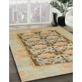 thumbnail image 2 of Ahgly Company Indoor Square Abstract Sand Brown Abstract Area Rugs, 5' Square, 2 of 6