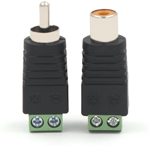 10 Pack//5Pairs 5 Male/&5 Female VCE 2.1x5.5mm DC Power Cable Jack Adapter for CCTV Camera and LED Strip