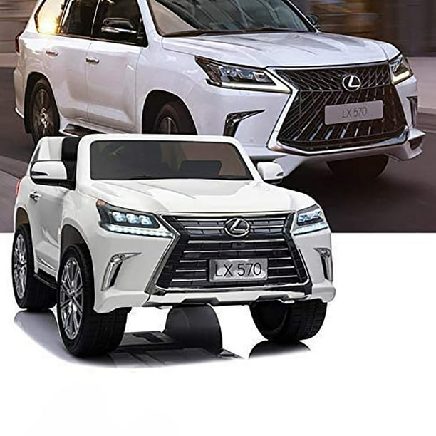 VOLTZ TOYS 12V Ride On Kids Electric Car Lexus With Rc Sound Led And Leather Seat Red