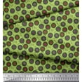 thumbnail image 2 of Soimoi Silk Fabric Dot & Floral Artistic Print Fabric by the Yard 42 Inch Wide, 2 of 3