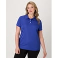 thumbnail image 5 of Hanes Sport Cool DRI Women's Performance Polo Shirt Deep Royal S, 5 of 10