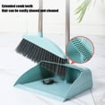 thumbnail image 6 of PPgejGEK Broom and Dustpan Set with Scraping Teeth, Indoor Standing Storage for Home - Lightweight, Self-Cleaning, 75cm (29.5in) Handle, 6 of 6