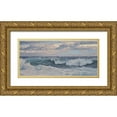 thumbnail image 1 of Adamov, Alexey 18x10 Gold Ornate Wood Framed with Double Matting Museum Art Print Titled - Seagulls over the Waives, 1 of 4