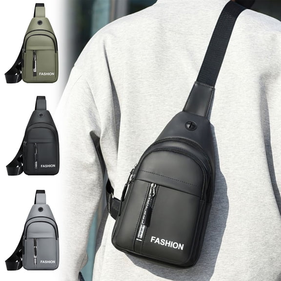 breaise Small Sling Backpack for Men Chest Bag Daypack Crossbody for Travel Sport Running Hiking