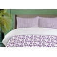 thumbnail image 4 of Ambesonne Hot Air Balloon Duvet Cover Sets, Sky Vehicles Art, 2-King, Mauve Quartz and Lilac, 4 of 7