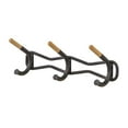 thumbnail image 3 of Family Coat Wall Rack, 3Hook, Black, 3 of 4