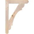thumbnail image 3 of Ekena Millwork 3 1/2"W x 26"D x 38"H Olympic Craftsman Smooth Bracket, Douglas Fir, 3 of 4