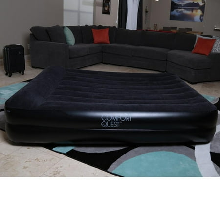 Bestway Premium Air Bed with Sidewinder AC Air Pump, (Best Way To Shop On Black Friday)