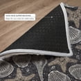 thumbnail image 6 of Addison Rugs Dream Shag Premium Machine Washable Transitional Shells Midnight Rectangle Rug, 5' x 7'6", 6 of 8