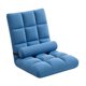 thumbnail image 3 of Silla suelo con respaldo, sillas plegables para adultos y niños, ideal para ver la televisión, para sala estar, sofá reclinable ajustable para Azul, 3 of 8