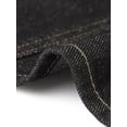 thumbnail image 6 of DARING DIVA Women's Denim Vest Sleeveless Button Down Cropped Waistcoat L Black, 6 of 6