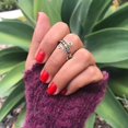thumbnail image 4 of To My Daughter - Drive Away Your Anxiety Rainbow Beads Fidget Ring, 4 of 5
