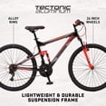 thumbnail image 2 of Mongoose Status Mountain Bike, Mens and Womens, Aluminum Frame, Multiple Colors, 2 of 6