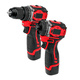 thumbnail image 1 of Kit Taladro Inalámbrico Impacto y Atornillador sin Escobillas Color Rojo, 1 of 5