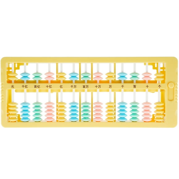 FRCOLOR math tool Pupil Math Learning Tool Counting Tool Kids Math Counting Frame Math Leaning Supply,9.65"X3.94"X0.79"