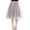 Grey, variant on MIXUE Skirts For Women Summer Solid Color Mesh High Waist Layered Party Casual Beach Skirt Outwear,Gray,L