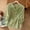 Green, variant on Cotton Linen Shirts For Women，Loose Fit Short Sleeve Blouses Boho Peasant Gauze Blouses Trendy Retro Embroidered V-Neck Dressy Casual Summer Vacation Top