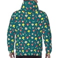 thumbnail image 7 of Fotbe Men's Hoodie with Mushrooms Pattern - Kangaroo Pocket Pullover Hooded Sweatshirt, Perfect for Daily Wear, Travel, and Home-X-Large, 7 of 7