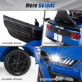 thumbnail image 4 of Licensed Ford Mustang GT500 Ride on Car for Kids by OLAKIDS, Battery Powered Electric Vehicle with Remote Control, Headlight, Power Display, USB, Music, Radio, Aged 3-8, 4 of 9