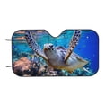 thumbnail image 7 of Daiia Sea Turtle Swims Windshield Sun Shade for Car SUV Truck (Small ), Car Sun Shade Windshield, Car Shades for Front Windows, Sunshade for Car Windshield, 7 of 7