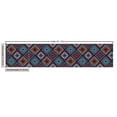 thumbnail image 3 of Ambesonne Aztec Fabric by the Yard Upholstery, Folk Motifs in Vivid Colors, 1 Yard, Night Blue Multicolor, 3 of 5