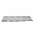 thumbnail image 2 of Damask Floor Pillow Lounger Cover, Damask Inspired Floral Motifs in Symmetrical Old Fashioned Design Swirls and Curls, Nap Mat Printed Fabric Case for 5 Pillows, 88" x 36", Grey White, by Ambesonne, 2 of 5