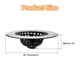 thumbnail image 2 of Uxcell Filtro de fregadero de silicona, 2 paquetes de tapón de desagüe de fregadero de cocina, 4.4 pulgadas negro, 2 of 5