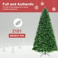 thumbnail image 3 of Jingle Joy 9 ft Evergrow Spruce Premium Hinged Artificial Christmas Tree, 2101 Branch Tips, Unlit, Realistic Full Shape, Metal Stand Included, 3 of 7