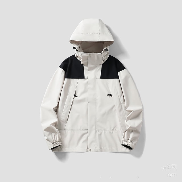Dvkptbk Veste à Capuche Mode Femmes Confortable Décontracté Bloc de Couleur Veste Interchange Poche à Cordon Manches Longues Veste Décontractée en Solde
