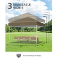 thumbnail image 3 of Bingirl Abri Instantané Robuste à Déploiement Rapide - Pavillon Portable avec Sac de Transport à Roulettes et Protection UV, 3 of 7